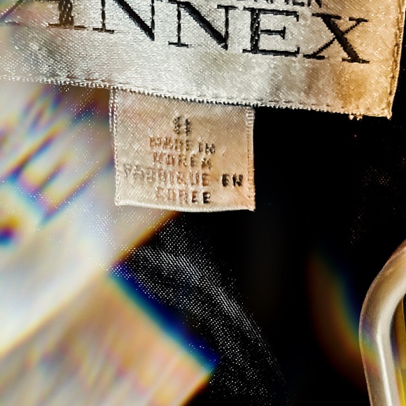 casual corner annex black mid length coat size 8 - Picture 4 of 5